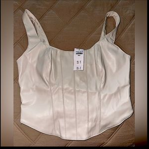 Abercrombie & Fitch, size Small, color cream, new with tags.